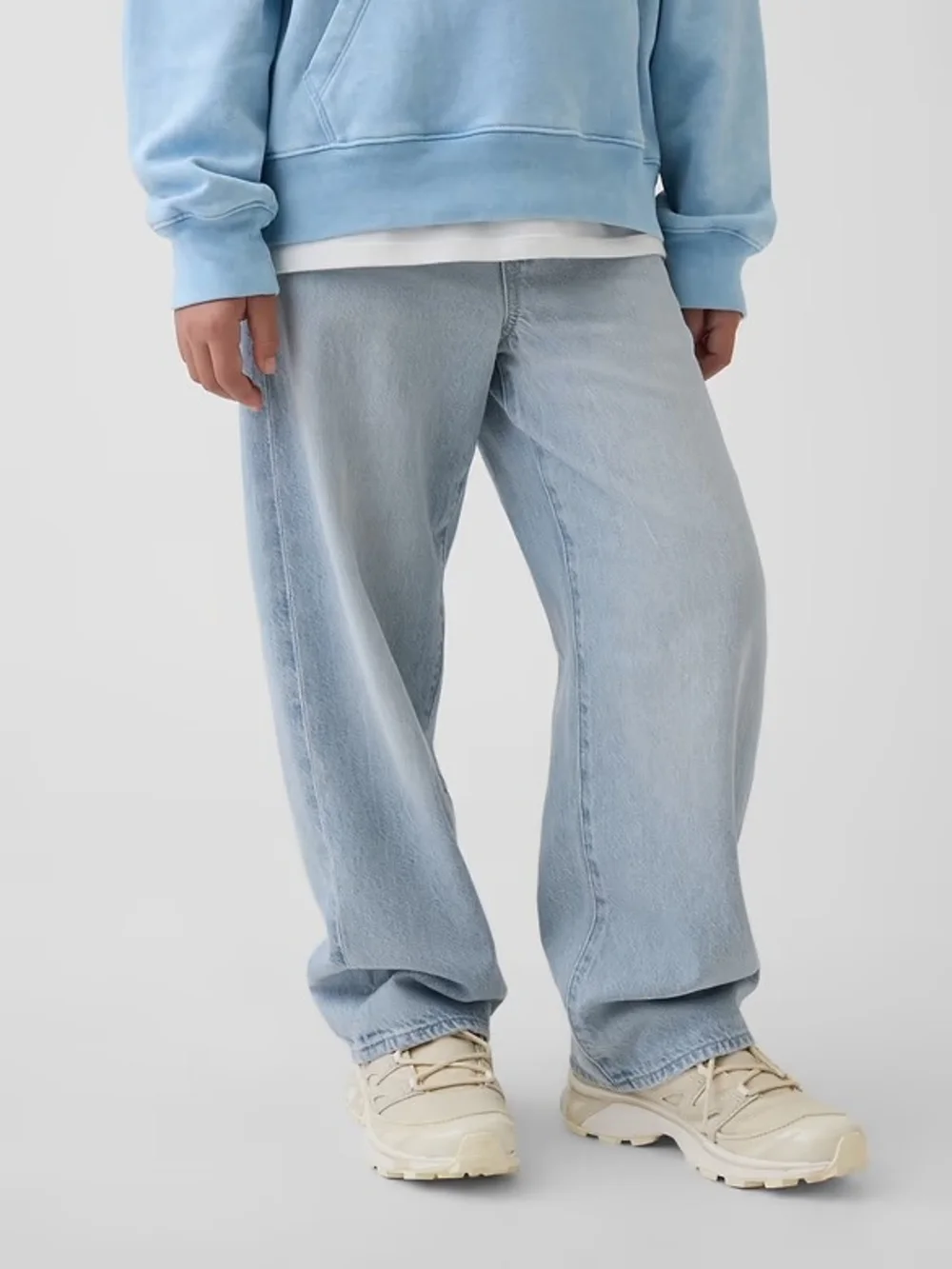 GAP Light Wash Blue Relaxed-Fit Boy's Jeans Size XL